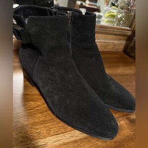 Aquatalia Faria Weatherproof Boot Suede Black 9